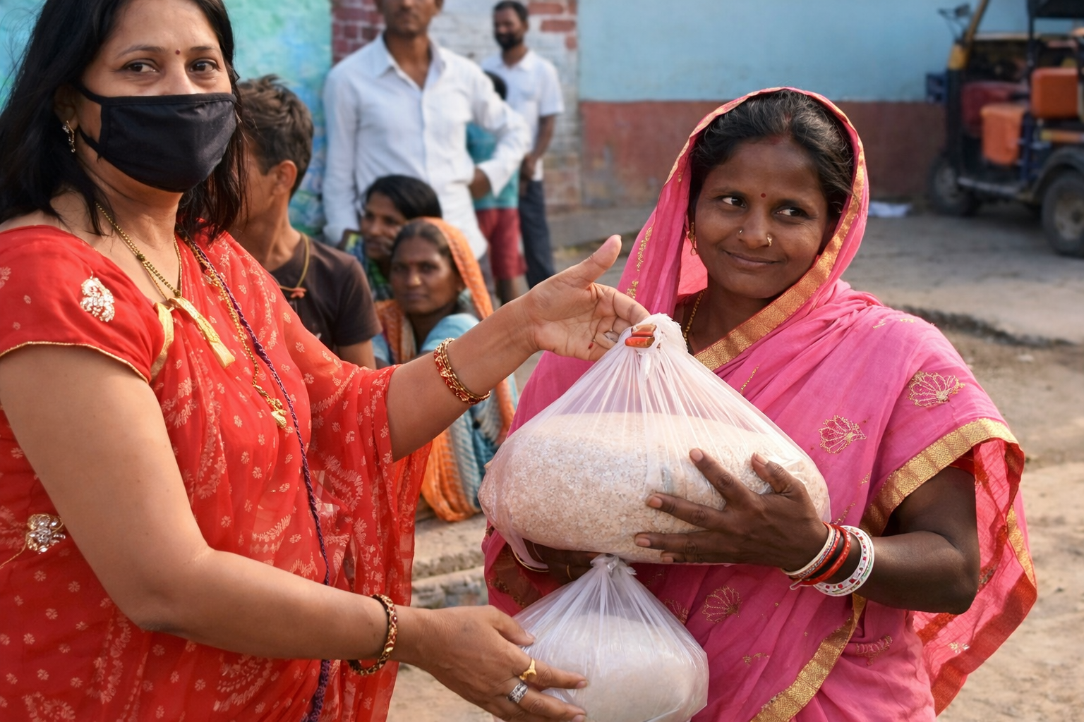 COVID-19 Relief: Ration Distribution